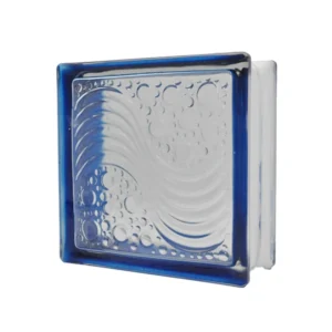 Glass Block S-Color Wave Blue